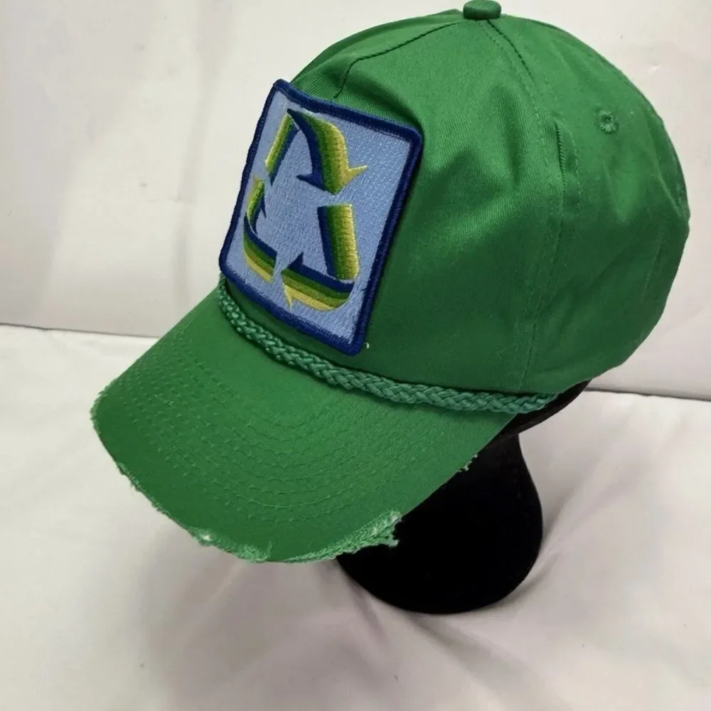 Rare Vintage Aviator Nation Recycle Patch Trucker Hat